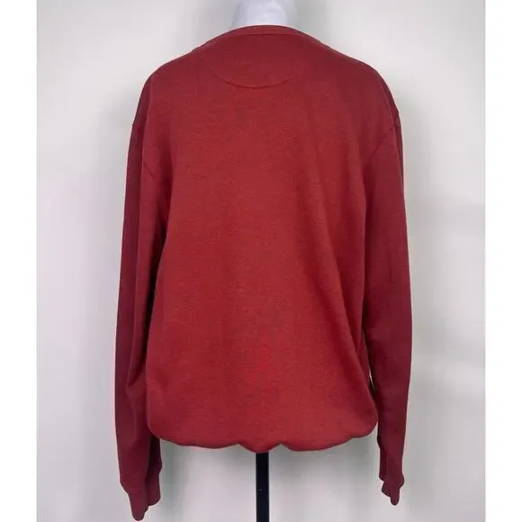 Disneyland Resort Red Crewneck Sweatshirt Mickey Vintage Style Size Medium - Picture 3 of 9